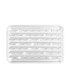 Dangrill alubakke med huller 34,2x22,8x2,8 cm 5 stk