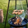 Dangrill tripod bålsted med bålfad og rist