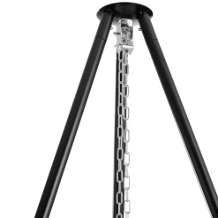 Dangrill tripod bålsted med bålfad og rist