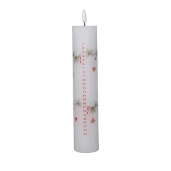 Det Gamle Apotek LED kalenderlys med dato H 24,5 cm