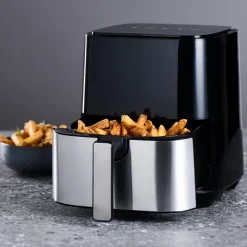 Digital airfryer stål 5 liter 1450 watt