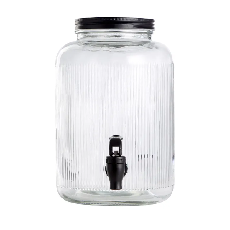 Dispenser med tappehane klar 4 liter