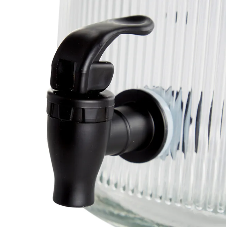 Dispenser med tappehane klar 4 liter