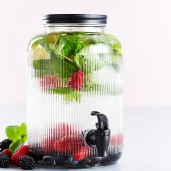 Dispenser med tappehane klar 4 liter