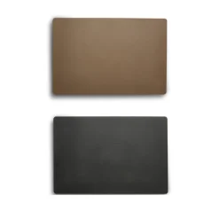Dækkeserviet taupe/sort 45x30 cm