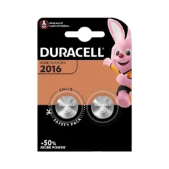 Duracell CR2016 lithium batteri 2 stk. 3 volt