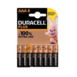 Duracell Plus AAA 8-pak