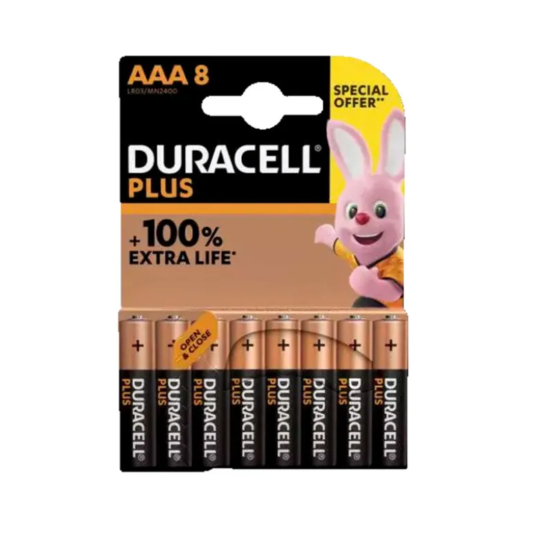 Duracell Plus AAA 8-pak