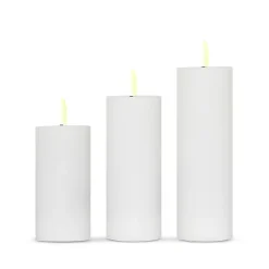 ENJOY LED bloklys 3-pak Ø 4,8 cm hvid