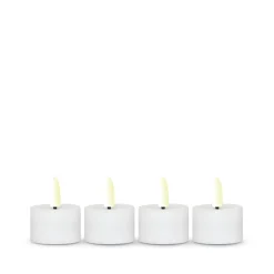 ENJOY LED fyrfadslys 4-pak voks Ø 3,9 x H 2,5 cm