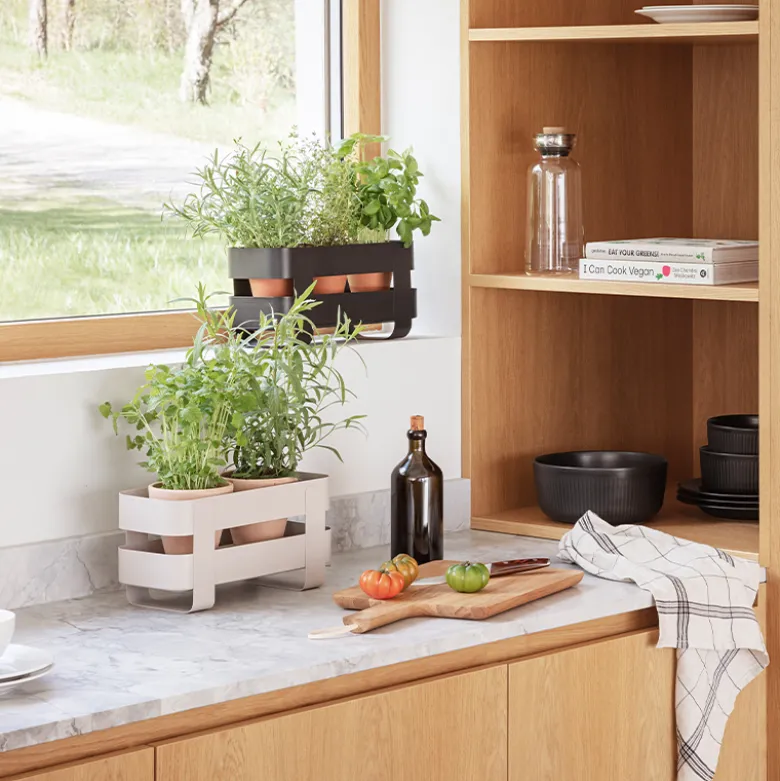Eva Solo selvvandende herb organiser stål sort