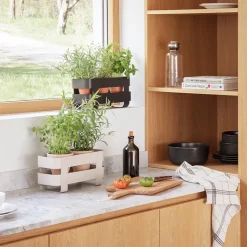 Eva Solo selvvandende herb organiser stål sand