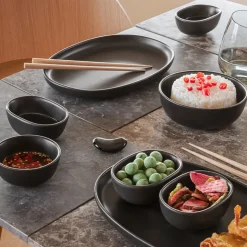 Eva Solo Nordic Kitchen oval tallerken sort 26x18 cm