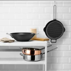 Eva Trio Copper sauterpande kobber 24 cm