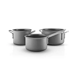 Eva Trio Grey Line grydesæt grå 3 stk 1,8 liter, 2,5 liter, 3,8 liter
