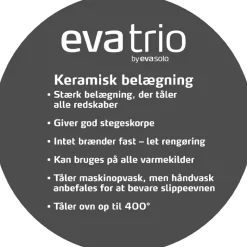 Eva Trio Grey Line sauterpande keramisk belægning Ø 24 cm