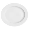 Eva Trio Legio oval tallerken hvid 31 cm