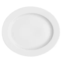 Eva Trio Legio oval tallerken hvid 31 cm