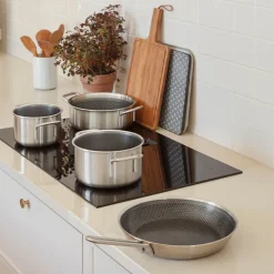 Eva Trio Multi Mosaic gryde stål 4,8 liter Ø 24 cm keramisk belægning