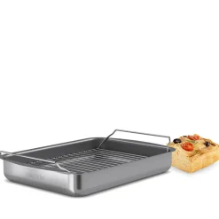 Eva Trio Professionel bradepande med keramisk belægning med rist 35x25 cm