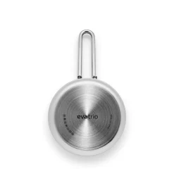 Eva Trio Recycled Stainless Steel grydesæt stål 1,1 + 2,2 + 3,6 liter