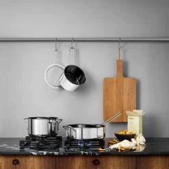 Eva Trio Recycled Stainless Steel kasserolle med keramisk Slip-Let® belægning 1,8 liter