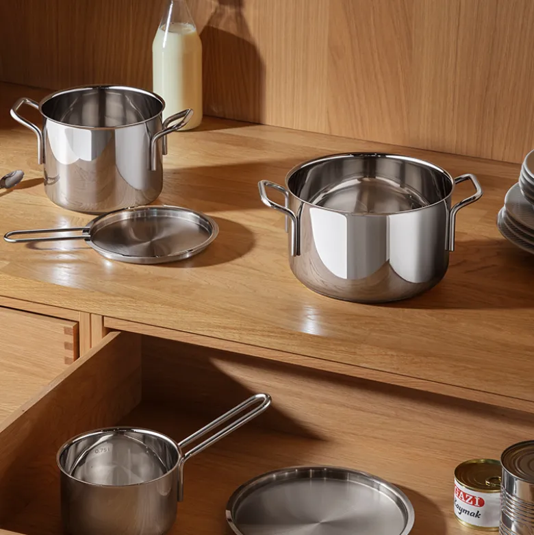 Eva Trio Recycled Stainless Steel gryde 2,2 liter