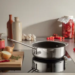 Eva Trio Stainless Steel keramisk sauterpande Ø 24 cm