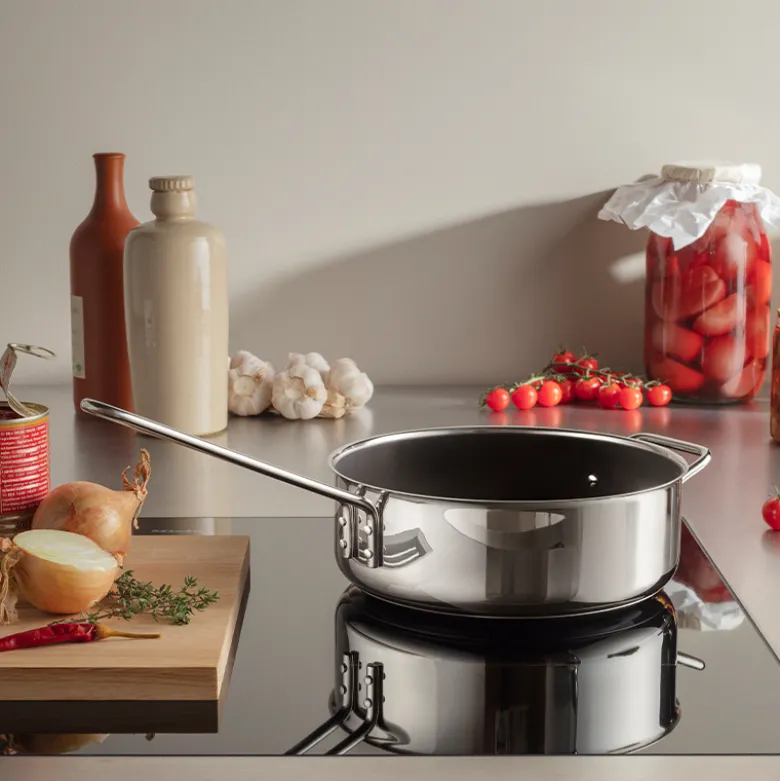Eva Trio Stainless Steel keramisk sauterpande Ø 24 cm