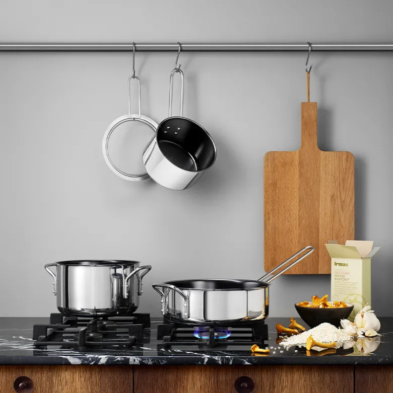 Eva Trio Stainless Steel keramisk sauterpande Ø 24 cm
