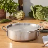 Eva Trio tallerkenlåg rustfrit stål Ø 28 cm