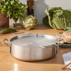 Eva Trio tallerkenlåg rustfrit stål Ø 28 cm