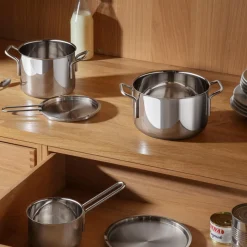 Eva Trio tallerkenlåg stål Ø 16cm