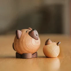 FableWood lille ulveunge Luna 5 cm