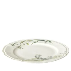 Flora tallerken grøn Ø 26 cm benporcelæn