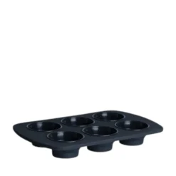 Foldbar muffinform 6 huller silikone