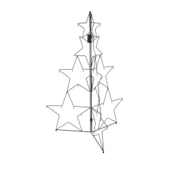 Foldbart juletræ til julekugler 110 cm