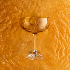 Frederik Bagger Crispy Citrine Gatsby champagneskål 33 cl. 2 stk.