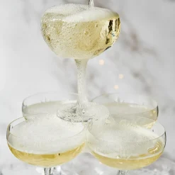 Frederik Bagger Crispy Clear Gatsby champagneskål 33 cl. 2 stk