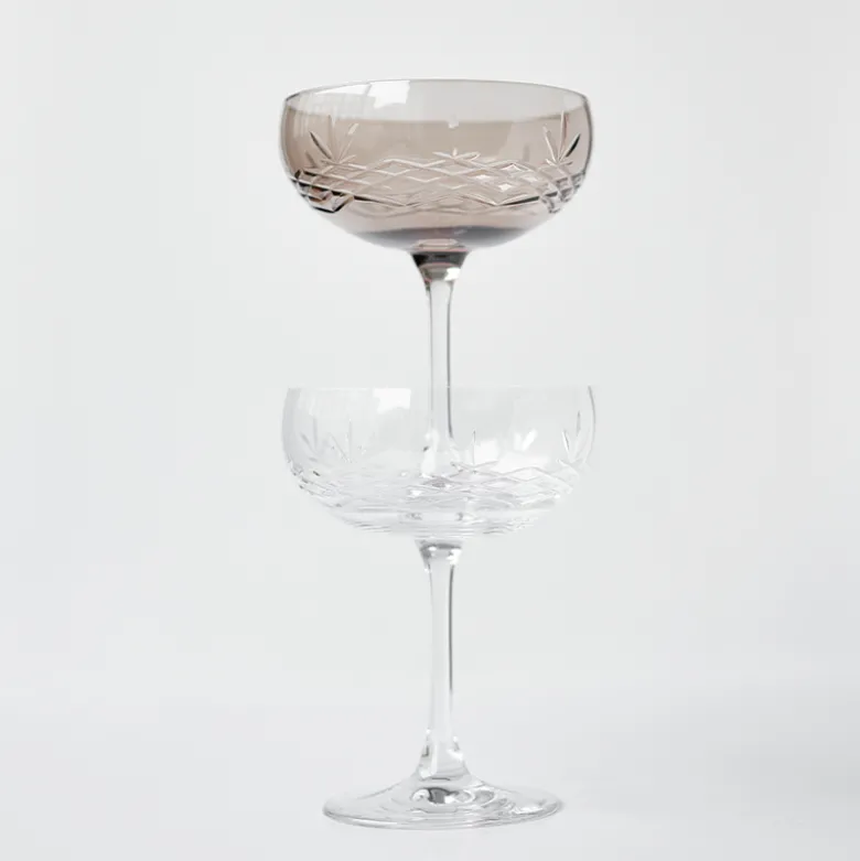 Frederik Bagger Crispy Copal Gatsby champagneskål 33 cl 2 stk.