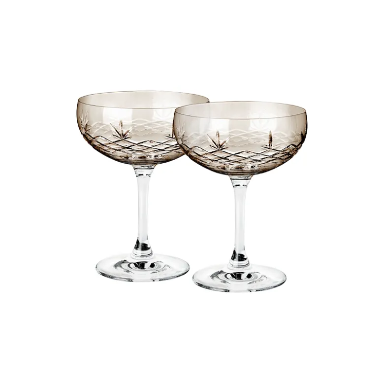 Frederik Bagger Crispy Copal Gatsby champagneskål 33 cl 2 stk.