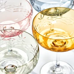 Frederik Bagger Crispy Emerald Gatsby champagneskål 33 cl 2 stk.
