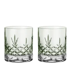 Frederik Bagger Crispy lowball emerald glas 2 stk. 38 cl