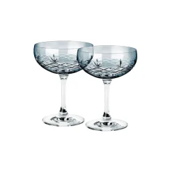 Frederik Bagger Crispy Sapphire Gatsby champagneskål 33 cl 2 stk.