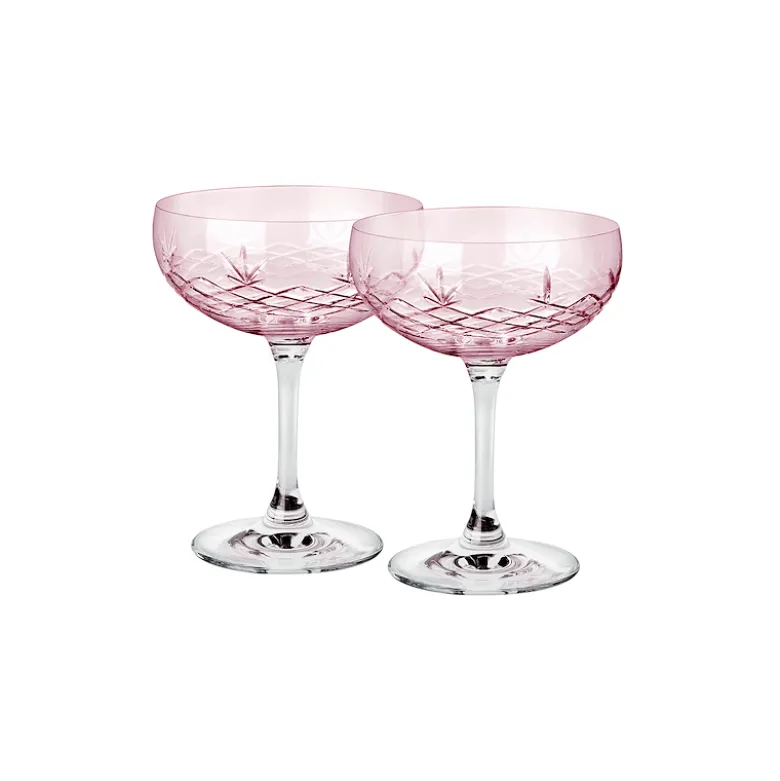 Frederik Bagger Crispy Topaz Gatsby champagneskål 33 cl 2 stk.