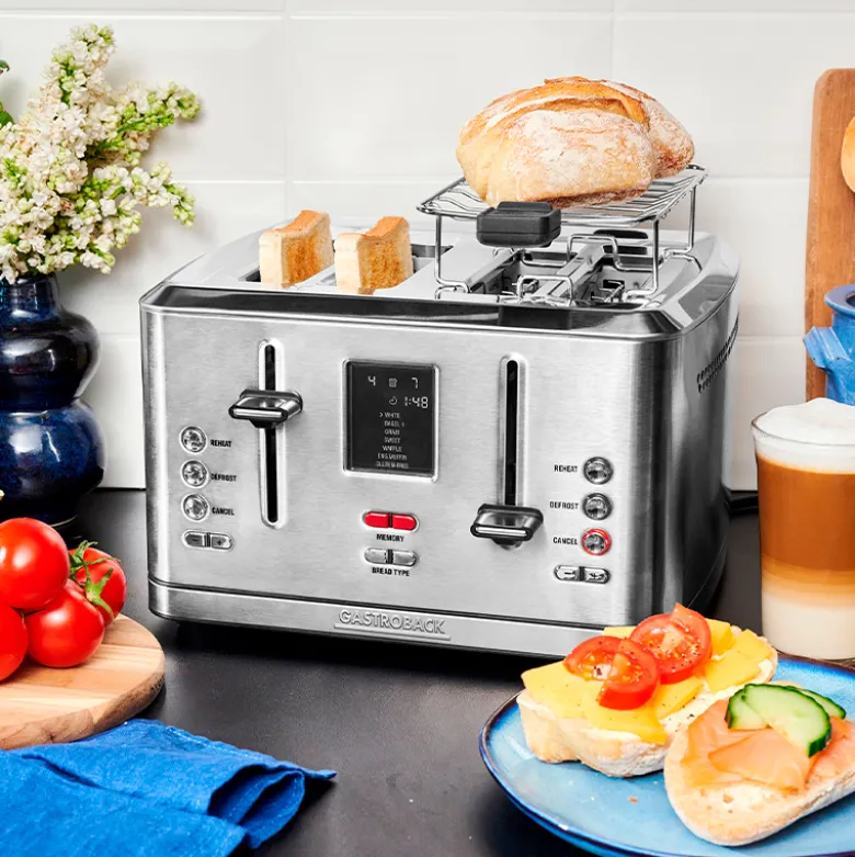 Gastroback Design dobbelt toaster Digital 4S