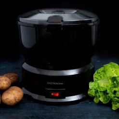 Gastronoma automatisk kartoffelskræller sort 1 kg 85 Watt