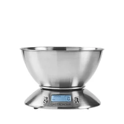 Gastronoma digital køkkenvægt med skål rustfrit stål 5 kg