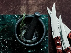 Gense Old Farmer Classic steakkniv rød 23,5 cm