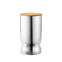 Georg Jensen Alfredo opbevaringsdåse gul stål 1 liter
